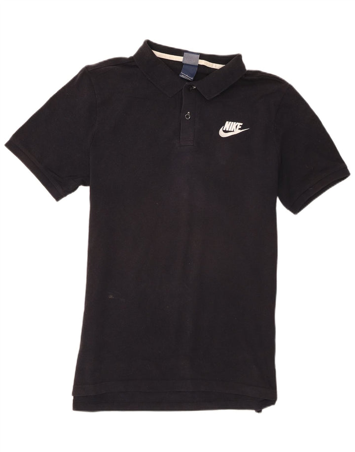 Nike Herren-Poloshirt, groß, marineblau, Baumwolle