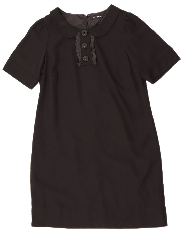Marks & Spencer Damen Autograph Etuikleid UK 14 Medium Schwarz