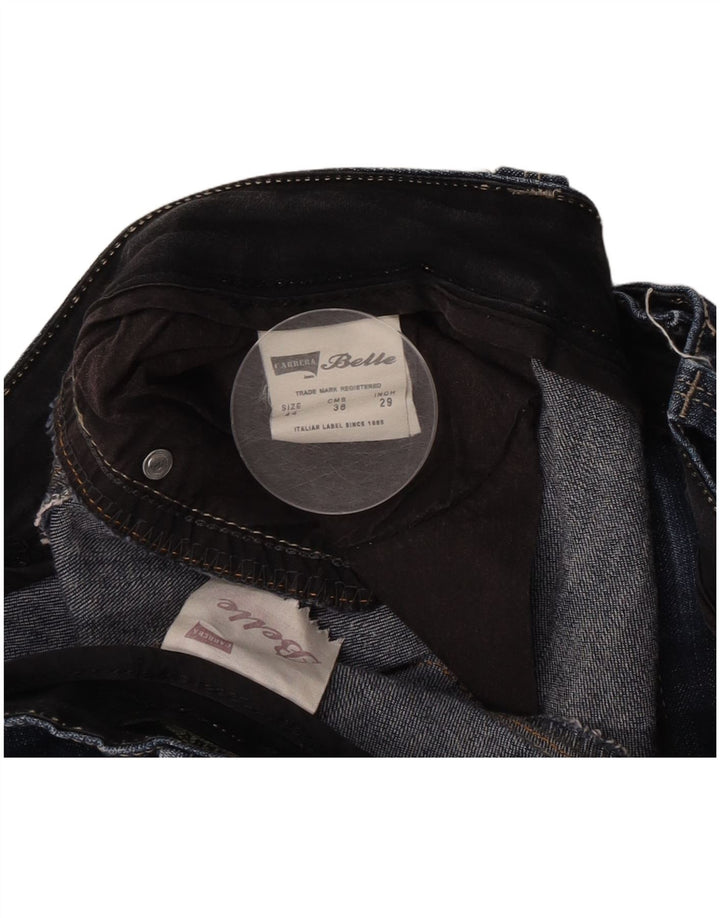 Carrera Damen Slim Jeans IT 44 Medium W29 L32 Marineblau Baumwolle
