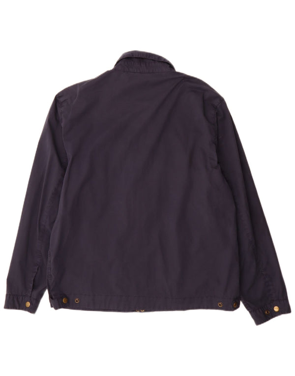 Superdry Herren-Utility-Jacke UK 38, mittelmarineblaue Baumwolle