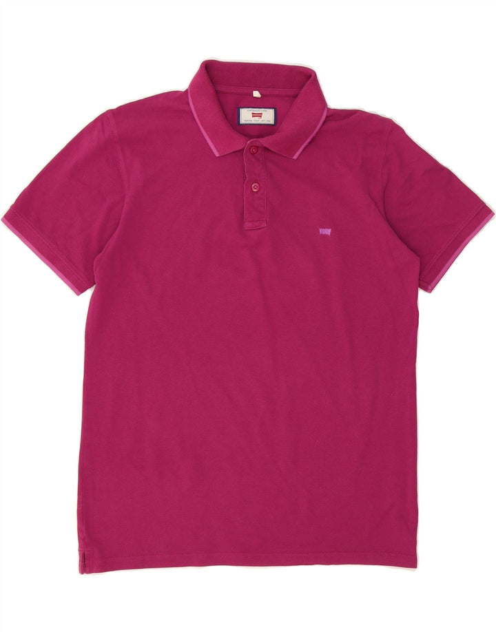 CARRERA Mens Regular Fit Polo Shirt Large Pink Cotton Vintage Carrera and Second-Hand Carrera from Messina Hembry 