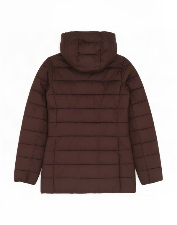 Refrigue Wattierte Damenjacke mit Kapuze, UK 10, Größe S, Braun