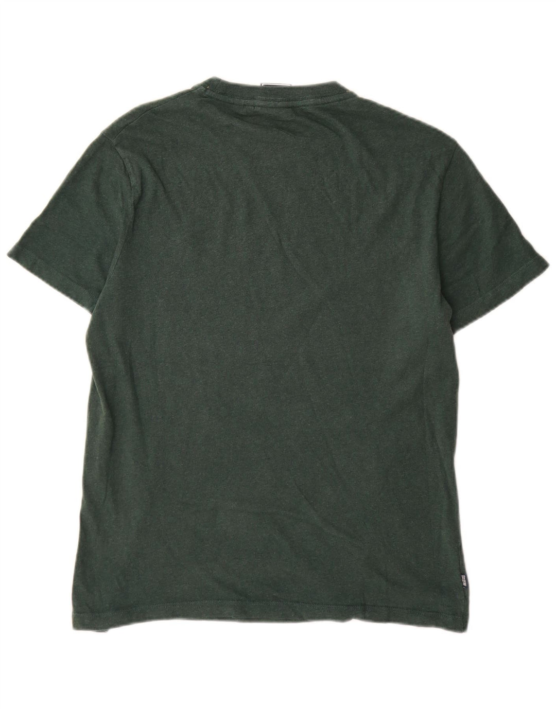 Superdry Herren T-Shirt-Oberteil aus mittelgrüner Baumwolle