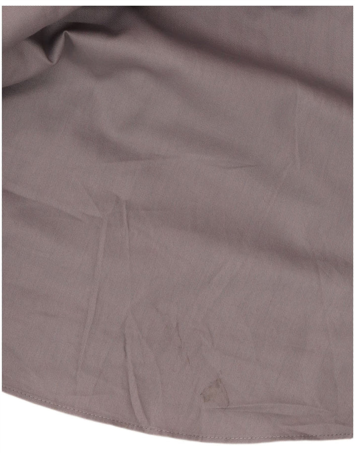 Izod Herrenhemd, Größe 17 1/2 XL, graue Baumwolle
