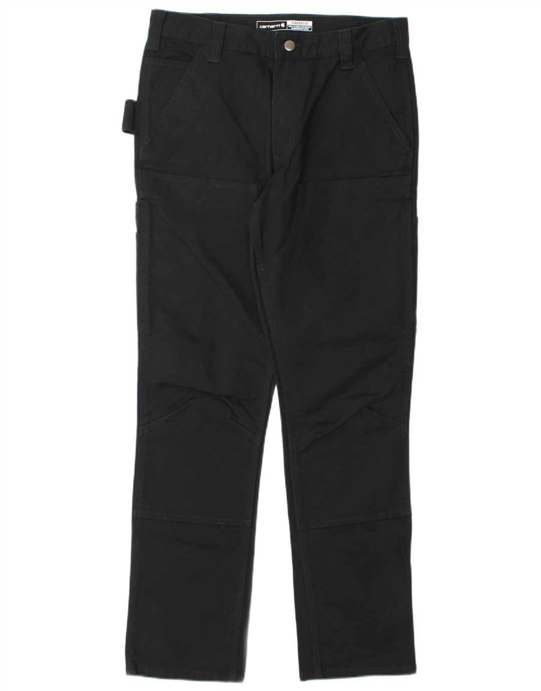 CARHARTT Gerade Herren-Cargohose, W32, L32, schwarze Baumwolle