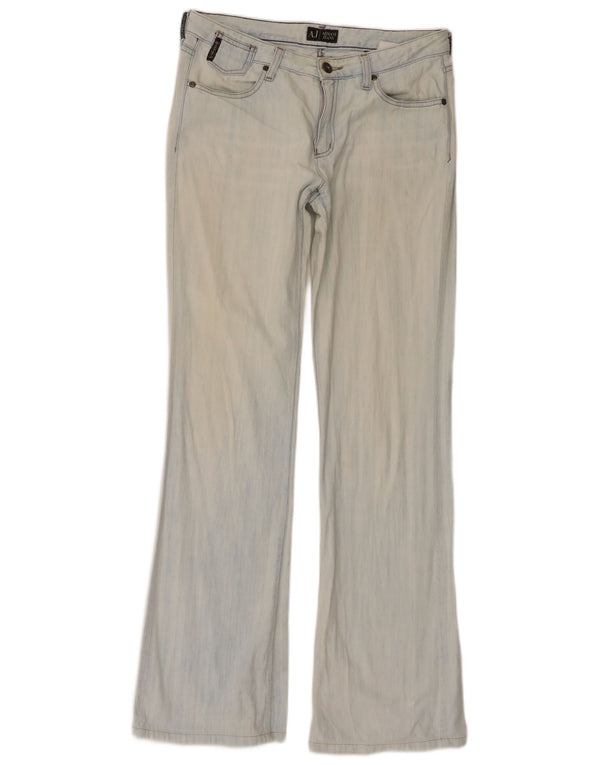 ARMANI Damen Bootcut Jeans W29 L32 Blau