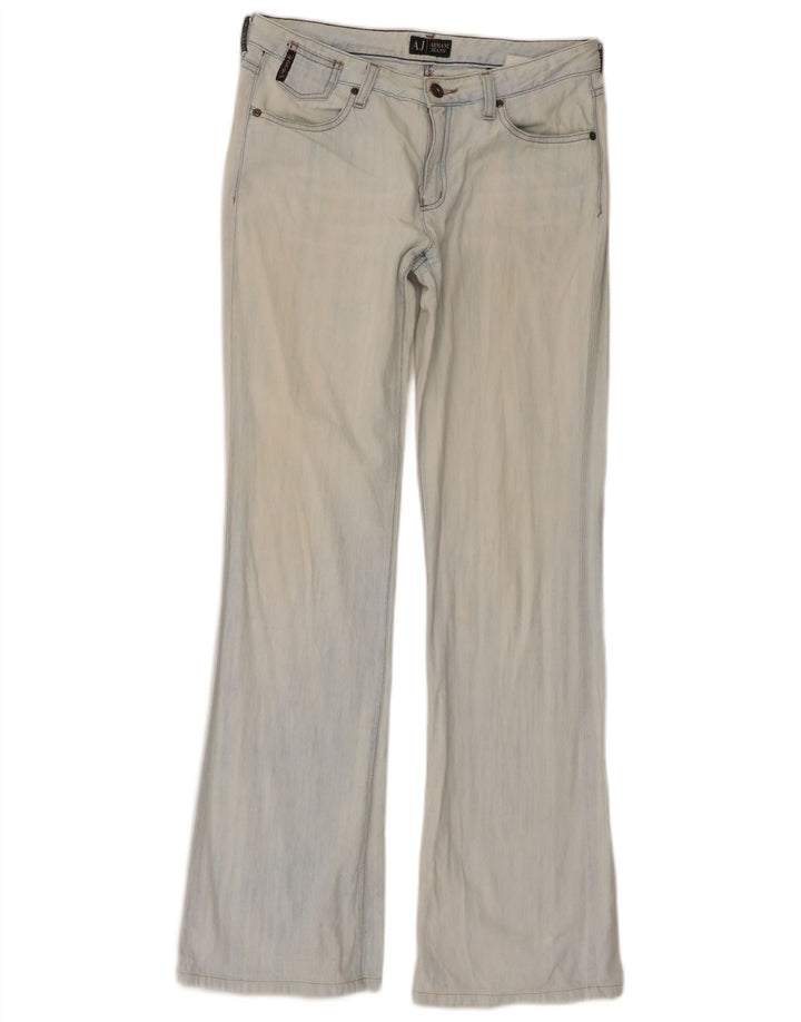ARMANI Damen Bootcut Jeans W29 L32 Blau