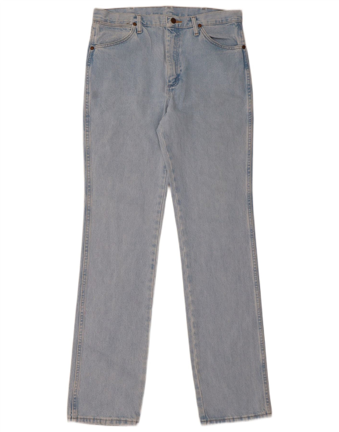 Wrangler Herren Straight Jeans W34 L36 Blaue Baumwolle