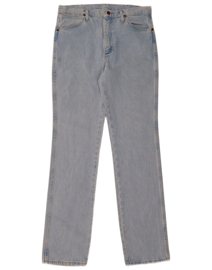 Wrangler Herren Straight Jeans W34 L36 Blaue Baumwolle