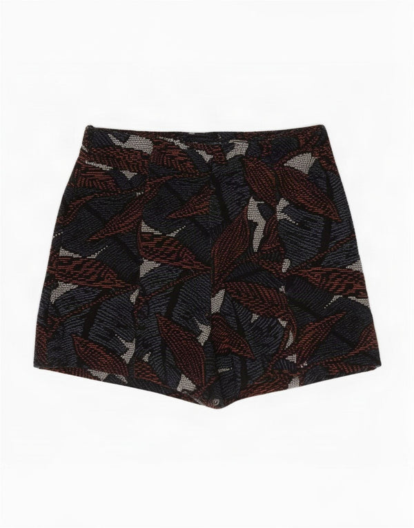 Zara Damen Trafaluc Abstract Pattern Shorts XS W24 Mehrfarbig