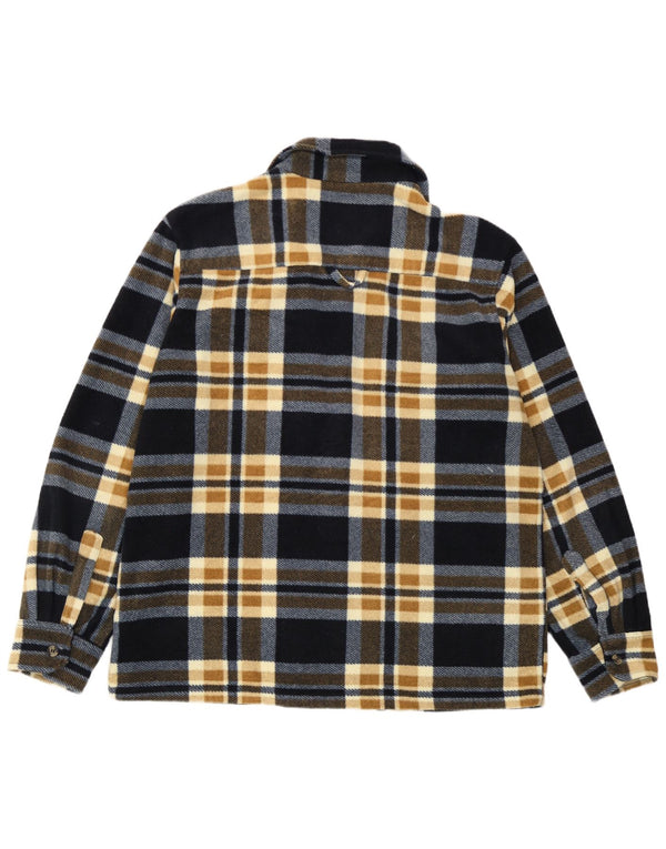 Auckland Herren Fleece-Hemd XL Marineblau kariert