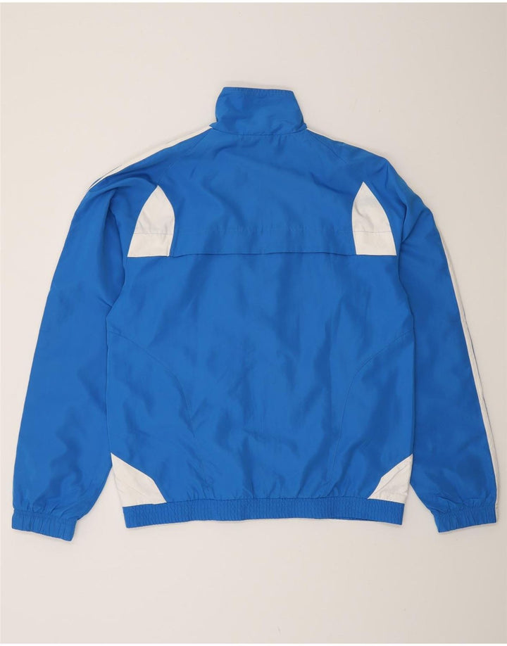 Adidas Herren Regenjacke UK 36/38 Small Blue Colourblock Polyester