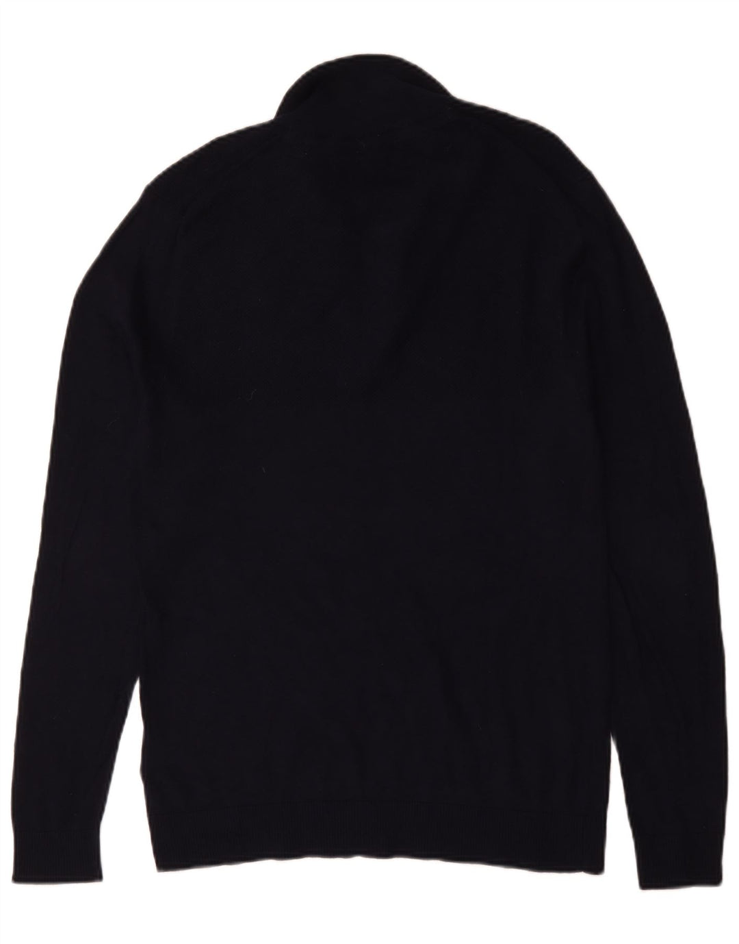 Jack & Jones Herren-Pullover mit Reißverschluss am Hals, Größe S, marineblaue Baumwolle