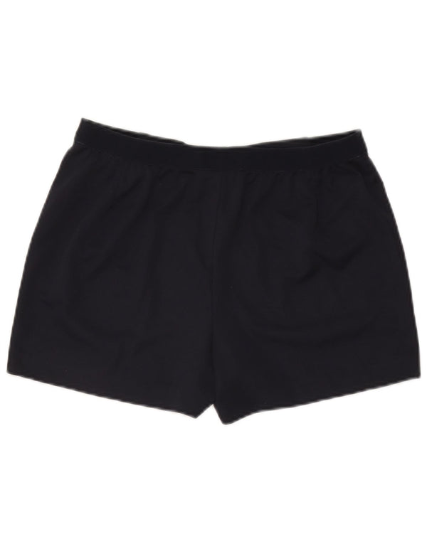 AUSTRALIAN L'ALPINA Damen Chinoshorts IT 52 XL W30 Marineblaues Polyester