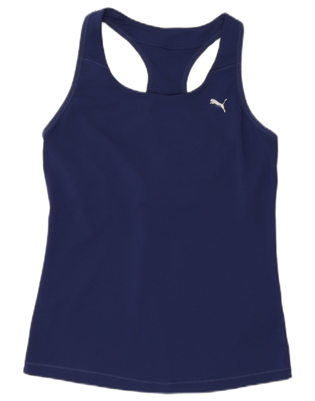 PUMA Damen Weste Top UK 16 Large Marineblau Polyester