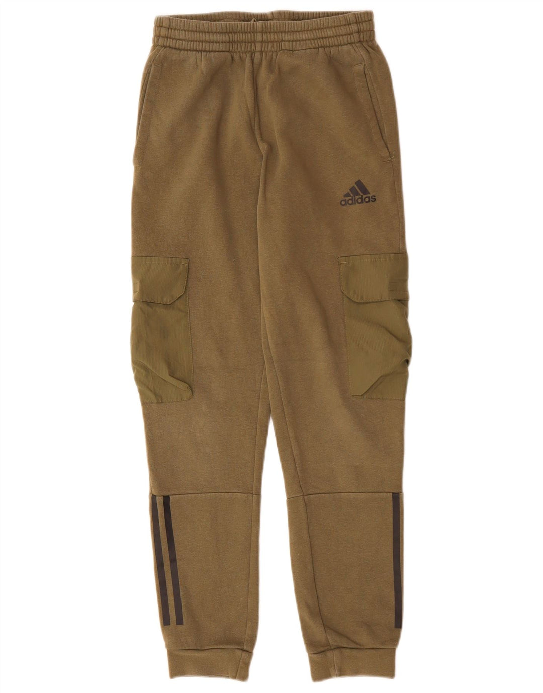ADIDAS Cargo-Trainingsanzug für Jungen, Jogginghose, 11–12 Jahre, Khaki, Baumwolle
