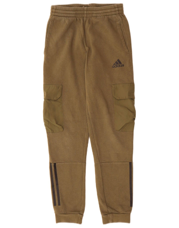 ADIDAS Cargo-Trainingsanzug für Jungen, Jogginghose, 11–12 Jahre, Khaki, Baumwolle