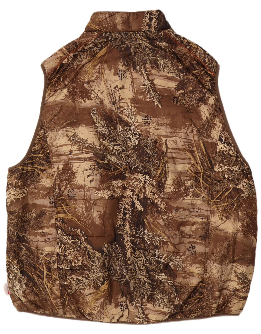 REALTREE Herren Wendeweste IT 54/56 3XL Braunes Camouflage-Polyester