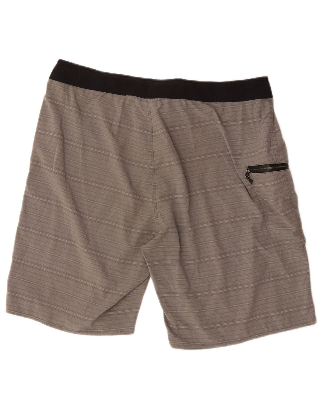 Rip Curl Herren-Badeshorts, groß, grau gestreift, Polyester