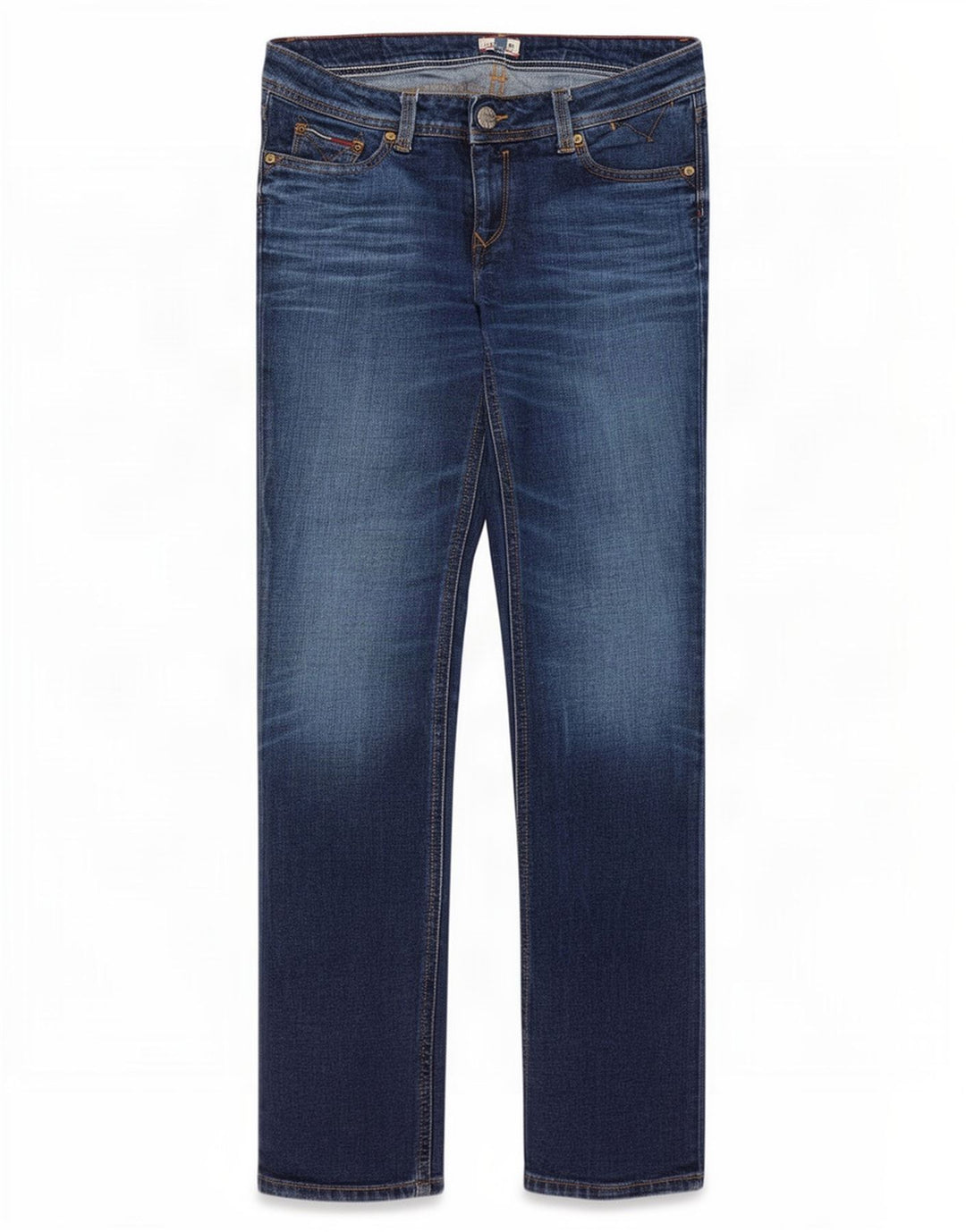 Tommy Hilfiger Damen Slim Jeans W28 L32 Blaue Baumwolle
