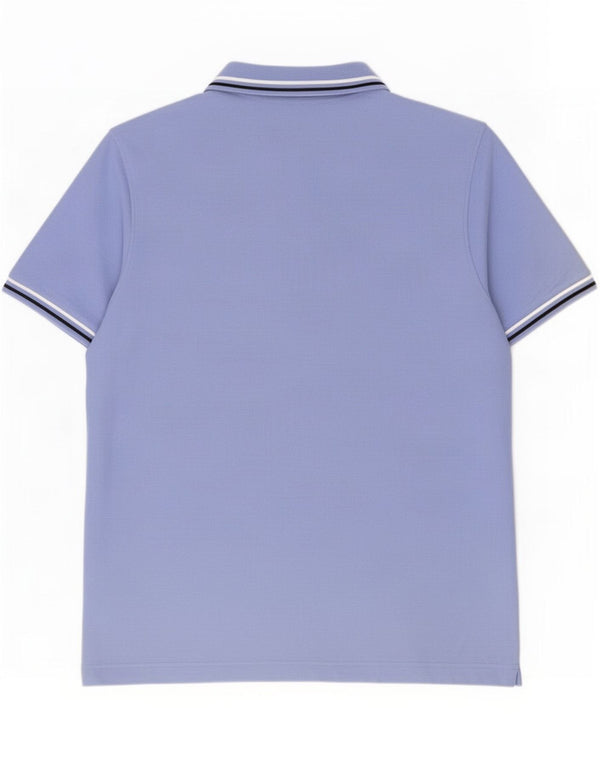 Lotto Herren Life's Poloshirt XL Lila gestreift aus Baumwolle