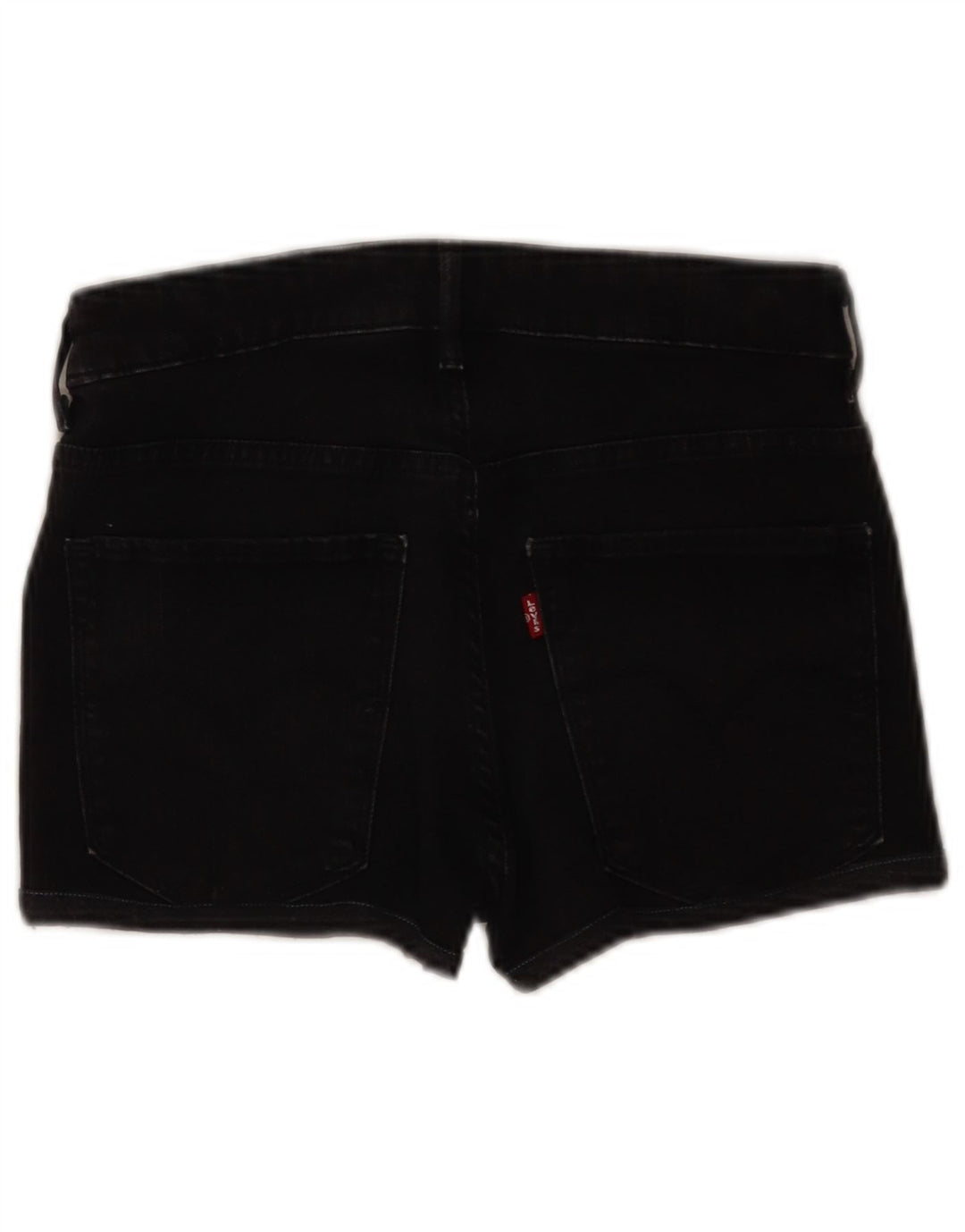 Levi's Damen Denim Hot Pants W28 Mittelschwarze Baumwolle