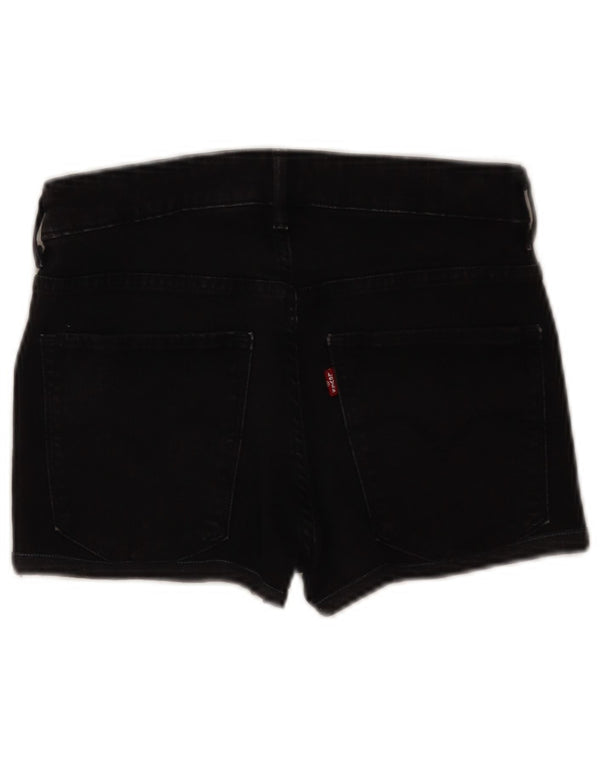 Levi's Damen Denim Hot Pants W28 Mittelschwarze Baumwolle