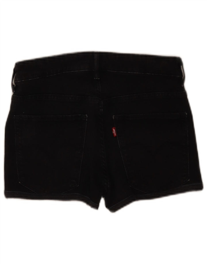 Levi's Damen Denim Hot Pants W28 Mittelschwarze Baumwolle