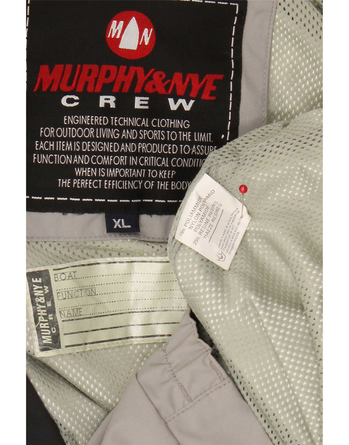 Murphy & Nye Herren Regenjacke UK 42 XL Graues Nylon