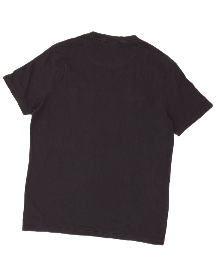 CHAMPION Herren-T-Shirt mit Grafik, Größe L, Schwarz