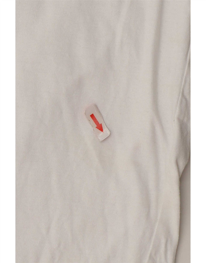 Superdry Herren Grafik-T-Shirt-Oberteil aus mittelweißer Baumwolle