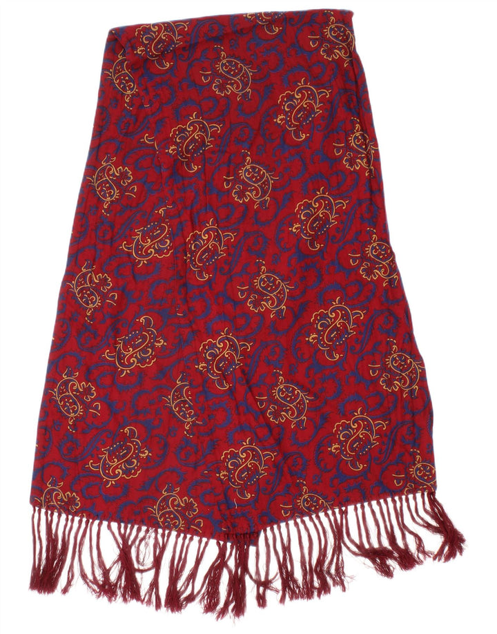 Tootal Herrenschal, Einheitsgröße, rotes Paisleymuster