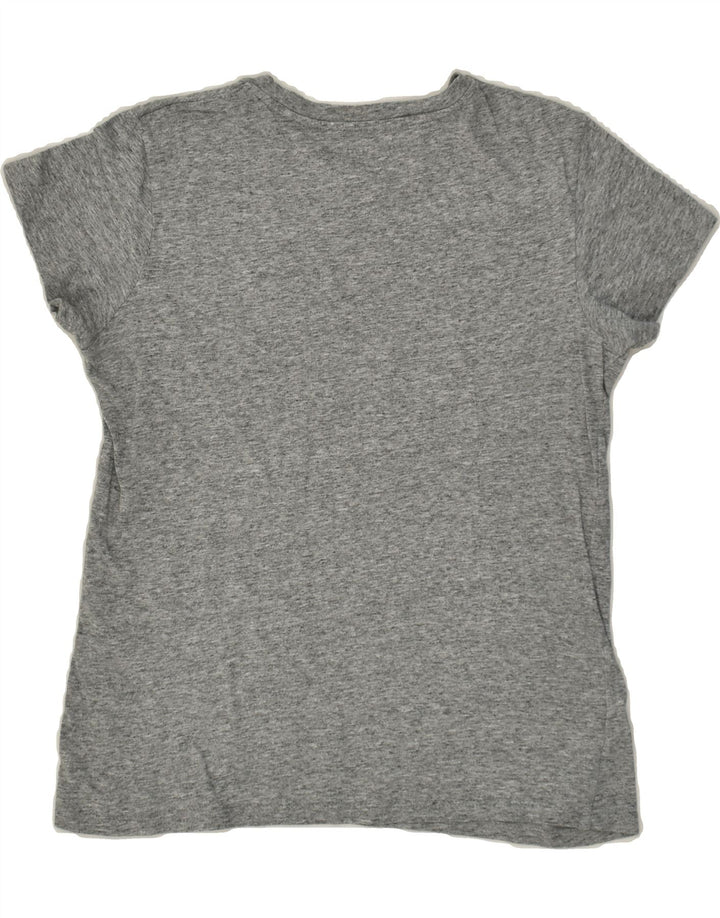 LEVI'S Womens Graphic T-Shirt Top UK 10 Small Grey Flecked Vintage Levi's and Second-Hand Levi's from Messina Hembry 