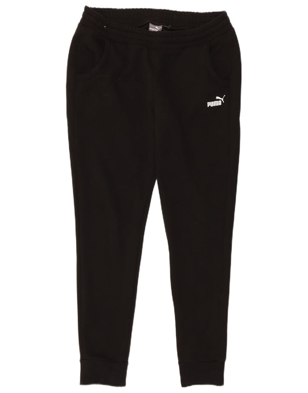 Puma Damen Trainingshose Jogger UK 16 Large Schwarz Baumwolle