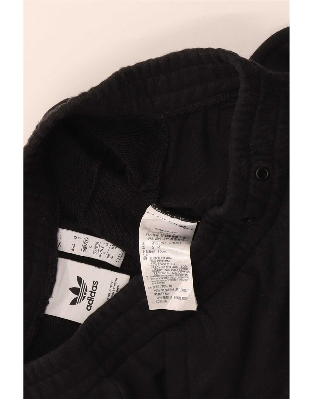 Adidas Herren Sport Shorts Small Schwarz Baumwolle