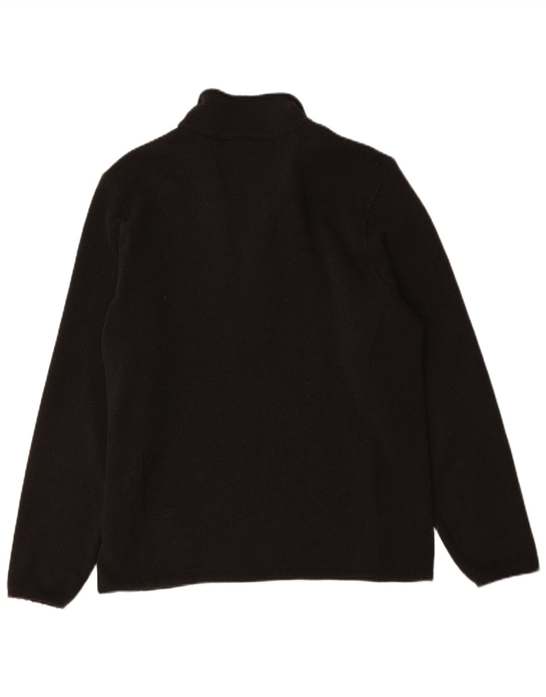 The North Face Herren-Pullover mit Reißverschluss am Hals, Mittelschwarz