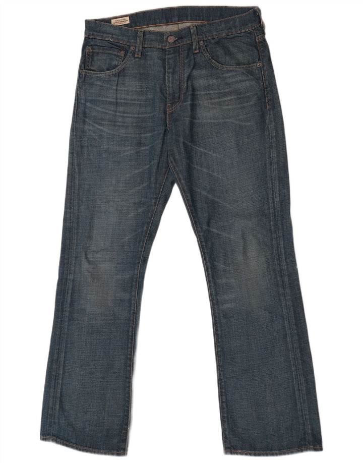 Levi's Herren 527 Bootcut Jeans W32 L30 Blaue Baumwolle