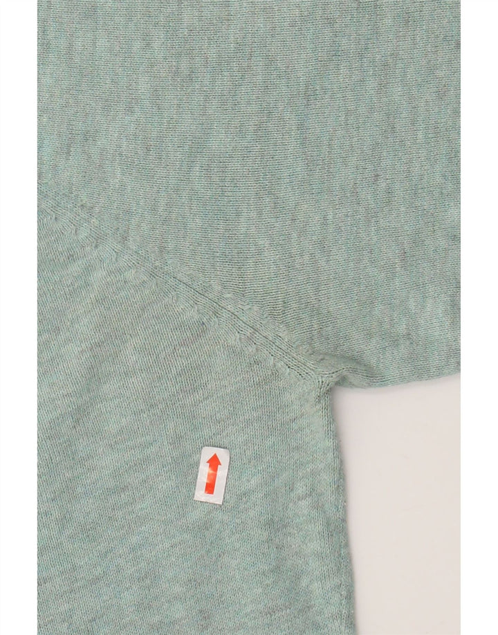 SUPERDRY Herren-Pullover mit Rundhalsausschnitt, XL, grün meliert