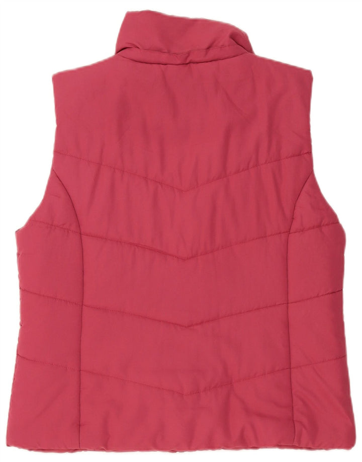 Kangaroos Damen Wattierte Weste UK 16 Large Pink Polyester