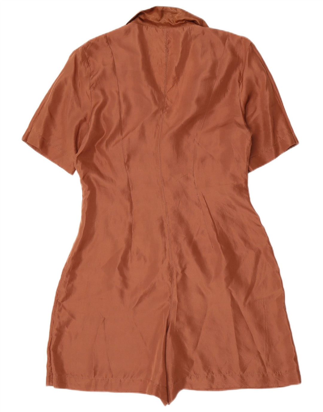 Vintage Damen Playsuit UK 14 Mittelbraun