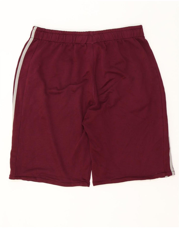Adidas Herren Climalite Sport Shorts Großes Burgunderrotes Polyester