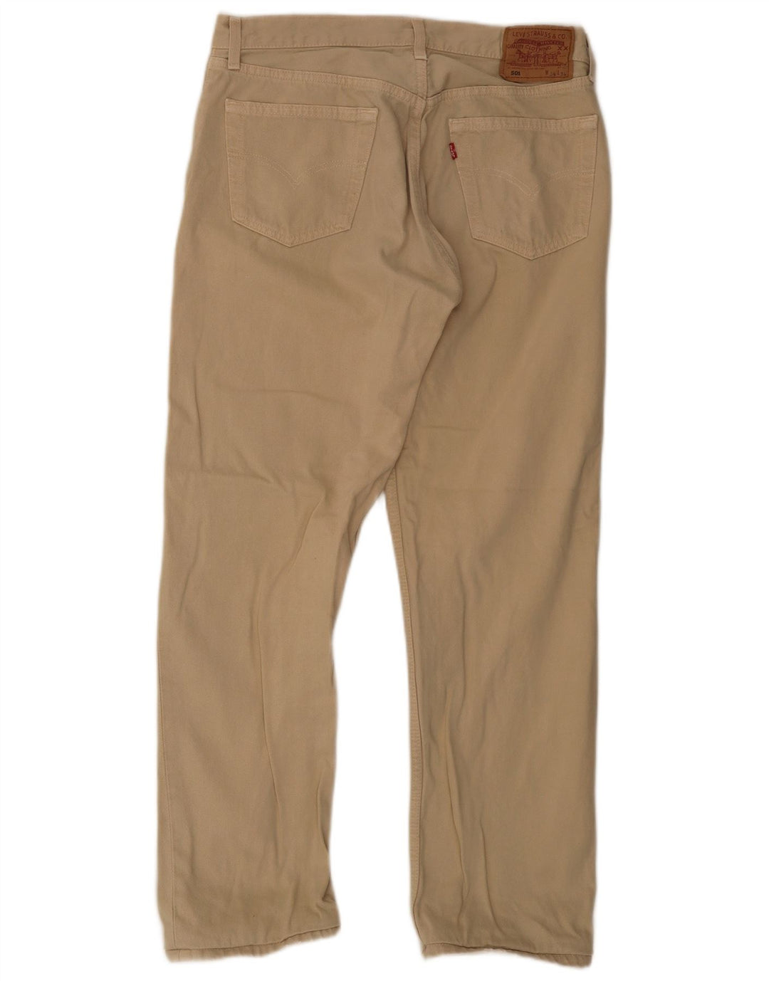 Levi's Herren 501 Straight Jeans W34 L29 Beige