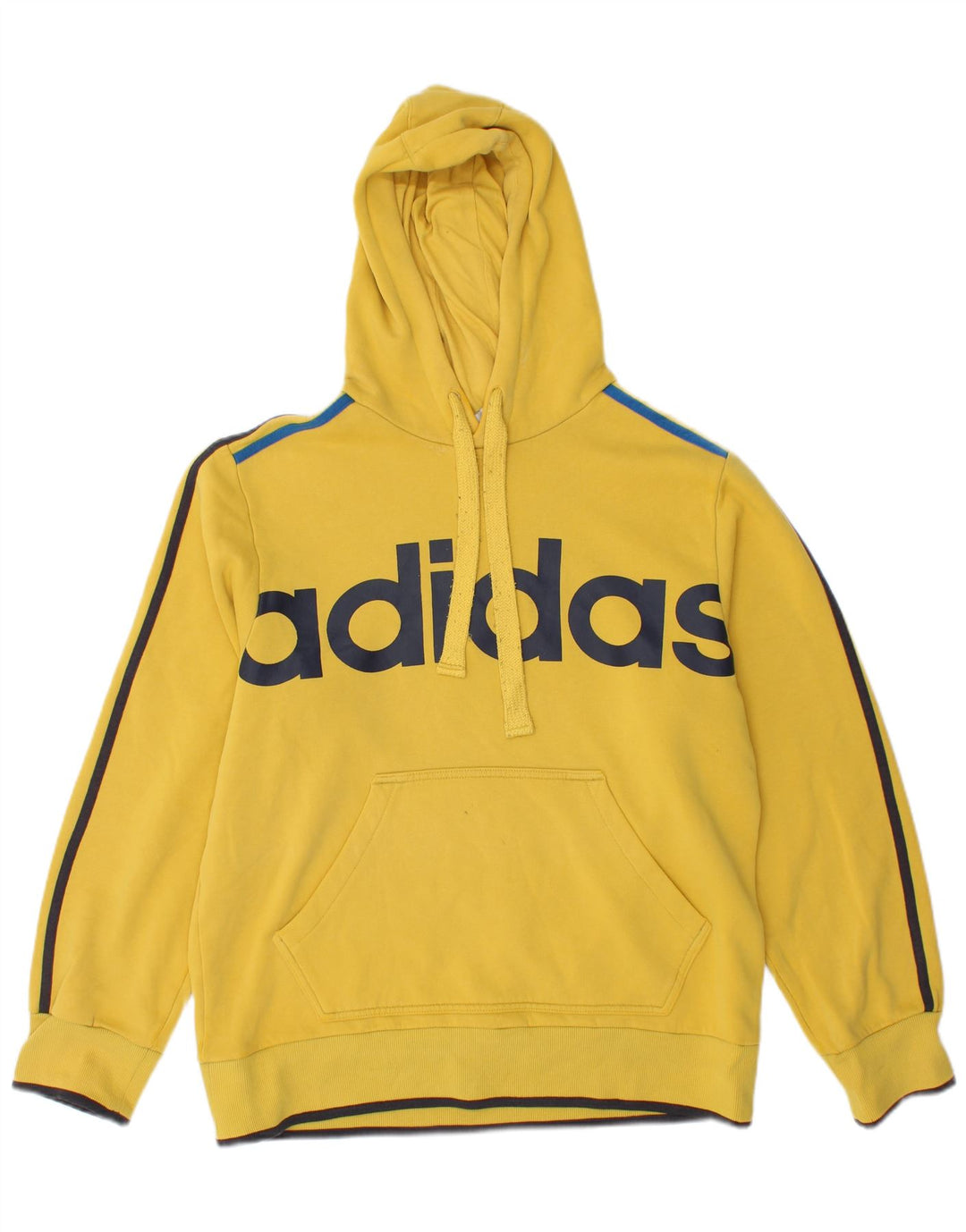 Adidas Herren Graphic Hoodie Pullover mittelgelbe Baumwolle