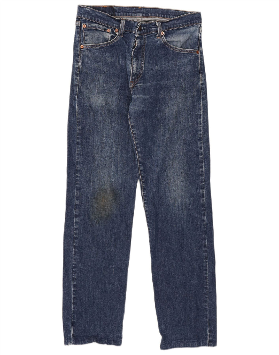 Levi's Herren 521 Straight Jeans W33 L29 Blaue Baumwolle
