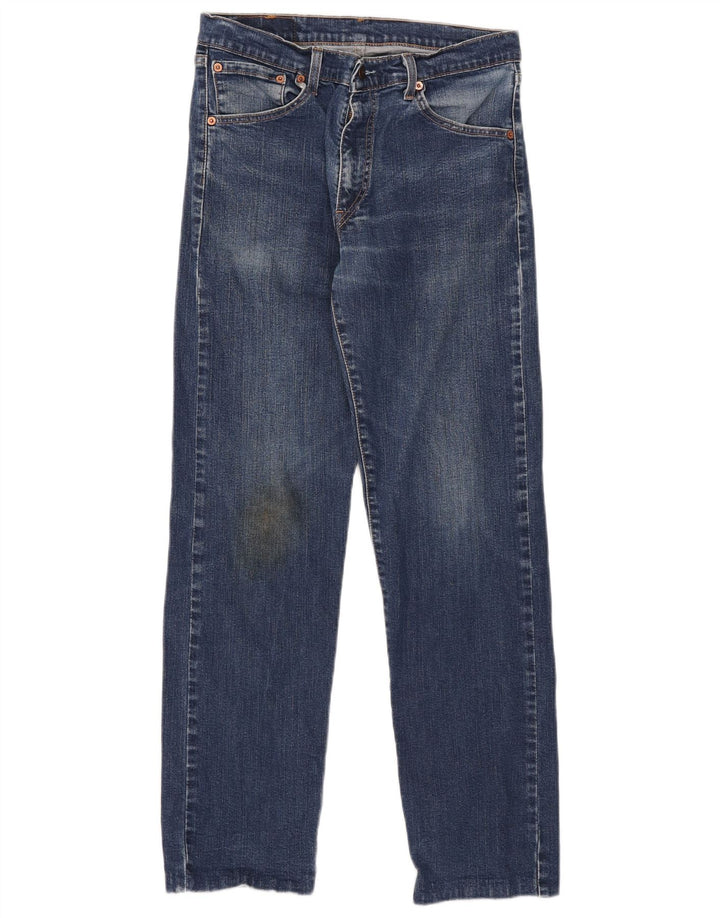 Levi's Herren 521 Straight Jeans W33 L29 Blaue Baumwolle