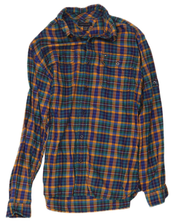 Tommy Hilfiger Flanellhemd für Jungen, 15–16 Jahre, XL, mehrfarbig, kariert, Baumwolle