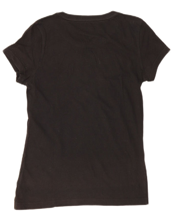 Adidas Mädchen Grafik T-Shirt Top 14–15 Jahre schwarze Baumwolle