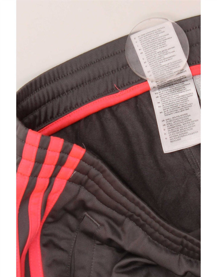 Adidas Damen Trainingshose UK 8/10 Small Grau Polyester