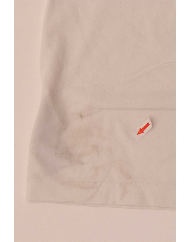 Nike Herren Dri Fit Grafik-Trägershirt, mittelweiße Baumwolle