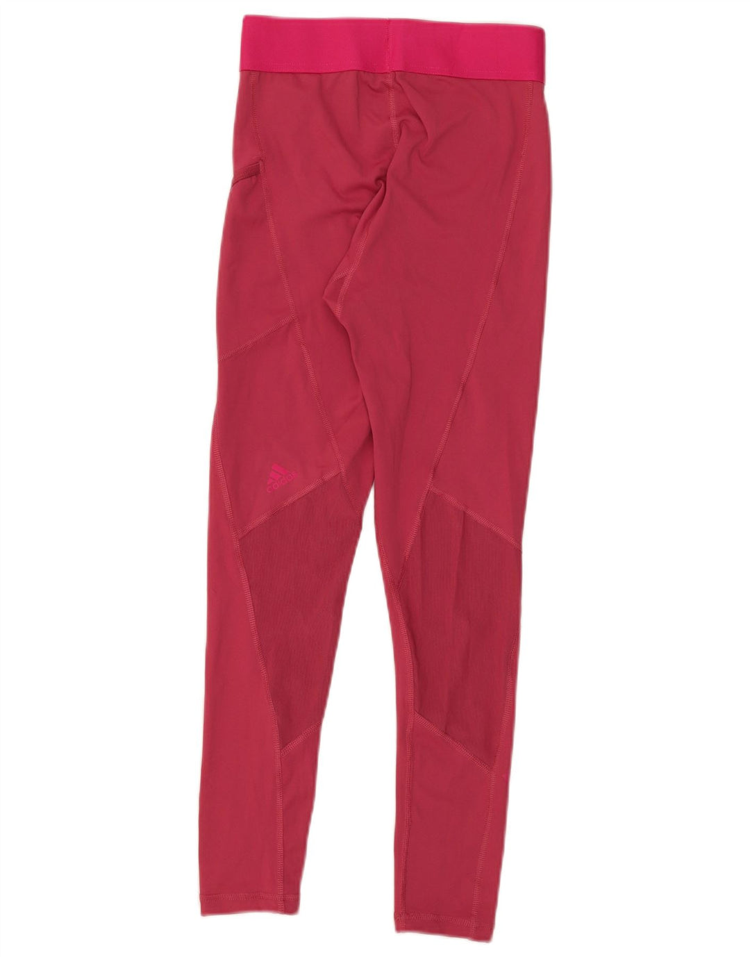 Adidas Damen Graphic Leggings UK 8 Small Rosa Polyester